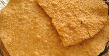 Papar…rice or lentil crisp